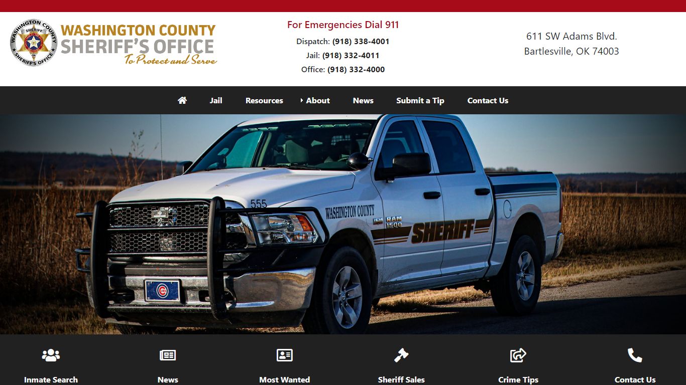 Washington County Sheriff's Office Oklahoma